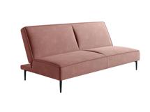 Кровать Top concept Este диван-кровать трехместный, прямой, без подлокотников, бархат пудровый 15 арт. 14211