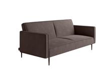 Кровать Top concept Este диван-кровать трехместный, прямой, с подлокотниками, бархат 13 арт. 14223