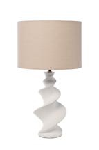 Лампа Garda Decor 22-89170 Лампа настольная плафон кремовый d38*h67см арт. 22-89170