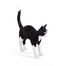 Лампа Seletti Настольная лампа Jobby The Cat Black and White арт. 15042