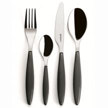 Набор Guzzini Набор из 24 столовых приборов cutlery feeling, серые арт. 23000022