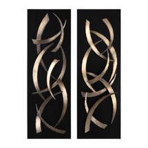 Панель Uttermost Стеновые панели BRUSHSTROKES (комплект из 2 штук) арт. ZN-171084