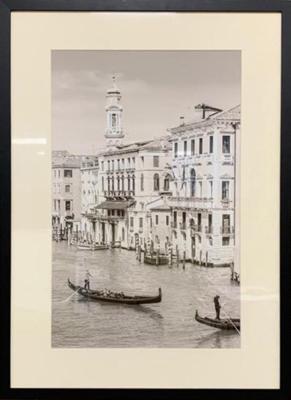 Подарок Garda Decor 89VOR-VENEZIA1 Постер "Романтическая Венеция-1" 50*70см,баг.черн арт. 89VOR-VENEZIA1