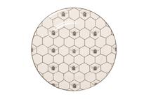 Подарок Garda Decor 26FC-TAR-HONEYCOMB-26/1 Тарелка обеденная HONEYCOMB пчёлки 26см (2) арт. 26FC-TAR-HONEYCOMB-26/1