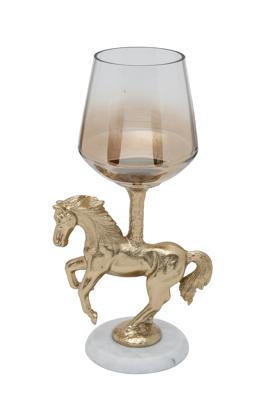 Подсвечник Garda Decor 69-21004 Подсвечник декоративный "Horse" 17*12*33см арт. 69-21004