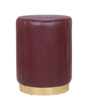 Пуф MAK interior Дизайнерские пуфы Topper brown leather арт. YF-1882-BRL