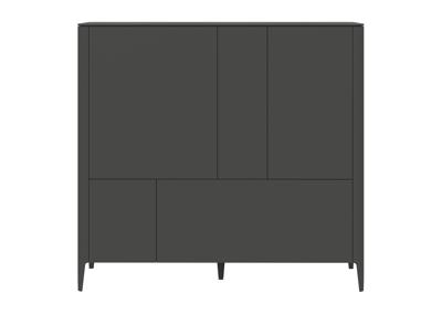 Шкаф Ellipsefurniture Шкаф Type 3 двери 2 ящика высота 135 см (темно-серый) арт. TY010306360101