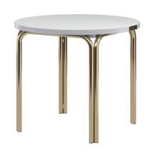 Стол LATITUDE Столик кофейный ror, D50 см, латунь/серый арт. RORTBL_C_RBRSGRGR