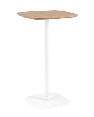 Стол барный Stool Group Стол барный Form 60*60 светлое дерево/белый арт. УТ000036019