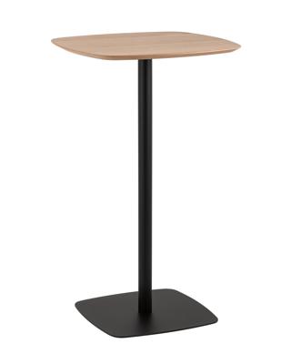 Стол барный Stool Group Стол барный Form 60*60 светлое дерево/черный арт. УТ000036017