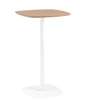 Стол барный Stool Group Стол барный Form 60*60 светлое дерево/белый арт. УТ000036019