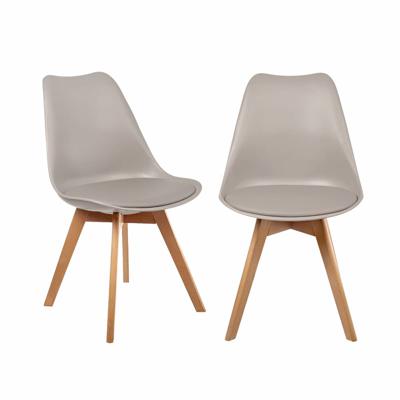 Стул Bradexhome Комплект из 2-х стульев Eames Bon латте арт. FR 0216P