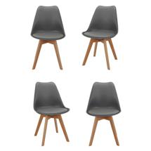 Стул Bradexhome Комплект из 4-х стульев Eames Bon серый арт. FR 0025K