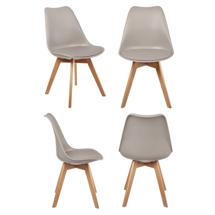 Стул Bradexhome Комплект из 4-х стульев Eames Bon латте арт. FR 0216K