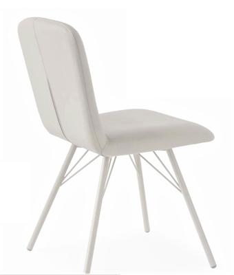 Стул Connubia (Calligaris) Стул EMMA CB/1662-SK mt.P94 Matt Optic white/ S92 Skuba Optic White арт. CB1662SKP94S92