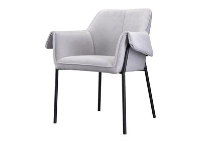 Стул Ellipsefurniture Стул Aline (светло-серый, шенилл Aline) арт. ZN-343310