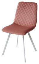 Стул М-СИТИ Стул DAIQUIRI BLUVEL-52 PINK / белый каркас, велюр М-City арт. 628B52WHT