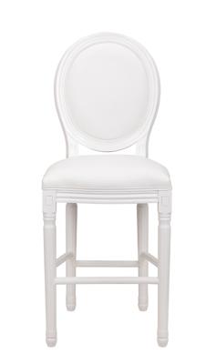 Стул MAK interior Стул Стул для кухни кожаный белый Filon average white арт. 5KS24519-65-L