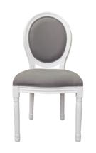 Стул MAK interior Обеденные стулья Volker grey+white арт. 5KS24501-GW