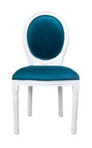 Стул MAK interior Интерьерные стулья Volker blue+white арт. 5KS24501-BW