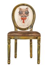 Стул MAK interior Интерьерные стулья Volker golden cat арт. 5KS24501-GCAT