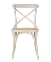 Стул MAK interior Интерьерные стулья Cross back white brush арт. 5KS26577-6-O
