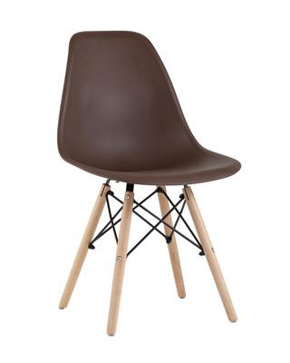 Стул Stool Group Стул Eames Style DSW коричневый x4 арт. УТ000003480