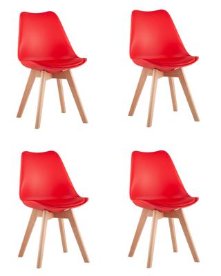 Стул Stool Group Стул FRANKFURT NEW красный 4 шт арт. УТ000037636