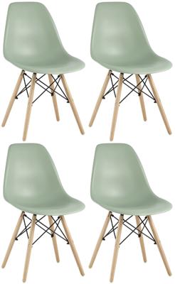 Стул Stool Group Стул Eames DSW серо-зеленый x4 арт. УТ000035179