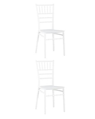 Стул Stool Group Стул Chiavari (Кьявари) пластик белый 2 шт. арт. УТ000037173