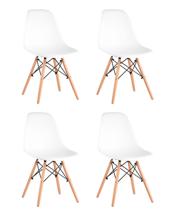 Стул Stool Group Стул Eames Style DSW белый x4 (разборный каркас) арт. УТ000036422