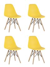 Стул Stool Group Стул Eames Style DSW желтый x4 (разборный каркас) арт. УТ000037604