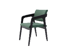 Стул ZiP-mebel Стул-кресло Шадди чёрный/зелёный арт. Z112550B07