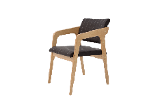 Стул ZiP-mebel Стул-кресло Шадди натур/темно-коричневый нубук арт. Z112550N24