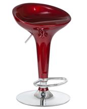 Стул барный DOBRIN Стул барный DOBRIN BOMBA, бордовый металлик арт. LM-1004_CH-M_ABS-burgundy-metallic