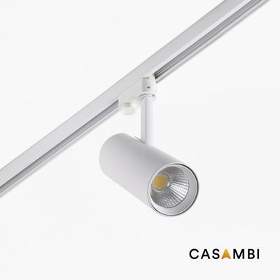 Трековая система Faro Трековый светильник Fuga MEDIUM белый LED FISH 28W 4000K 24є CASAMBI арт. 125950