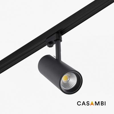 Трековая система Faro Трековый светильник Fuga MEDIUM черный LED CRI95 28W 3000K 24є CASAMBI арт. 126147