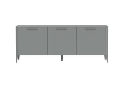 Тумба Ellipsefurniture Тумба Type 3 двери ширина 180 см (серый) арт. TY010303220101