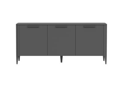 Тумба Ellipsefurniture Тумба Type 3 двери ширина 160 см (темно-серый) арт. TY010306210101