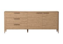 Тумба Ellipsefurniture Тумба Type oak 3 ящика 2 двери L (натуральный дуб) арт. TY010201220101