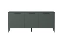 Тумба Ellipsefurniture Тумба Type oak 3 двери ширина 160 см (темно-серый) арт. TY010207200101