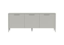 Тумба Ellipsefurniture Тумба Type 3 двери ширина 180 см (серо-бежевый) арт. TY010304220101