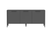 Тумба Ellipsefurniture Тумба Type 3 двери ширина 160 см (темно-серый) арт. TY010306210101