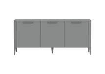 Тумба Ellipsefurniture Тумба Type 3 двери ширина 160 см (серый) арт. TY010303210101