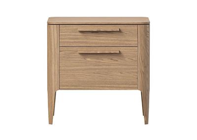 Тумбочка Ellipsefurniture Тумба прикроватная Type oak 2 ящика ширина 50 см (натуральный дуб) арт. TY010201300101