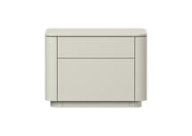 Тумбочка Ellipsefurniture Тумба прикроватная Tammi 2 ящика ширина 50 см (молочный) арт. TM010203150101