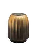 Ваза Garda Decor 71PN-52239 Ваза декоративная стекл. золотая 14,6*14,6*19см арт. 71PN-52239