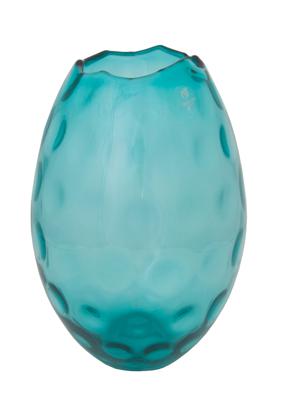 Ваза MAK interior Настольные вазы Blue glass vase арт. CK032