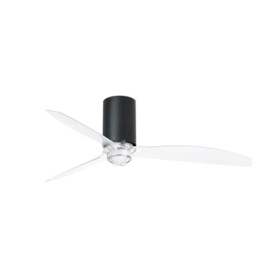 Вентилятор  Faro Потолочный вентилятор Mini Tube Fan мат. черный/прозрачный 128 см арт. 104282