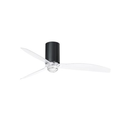 Вентилятор  Faro Потолочный вентилятор Mini Tube Fan черный/прозрачный 128 см арт. 104328